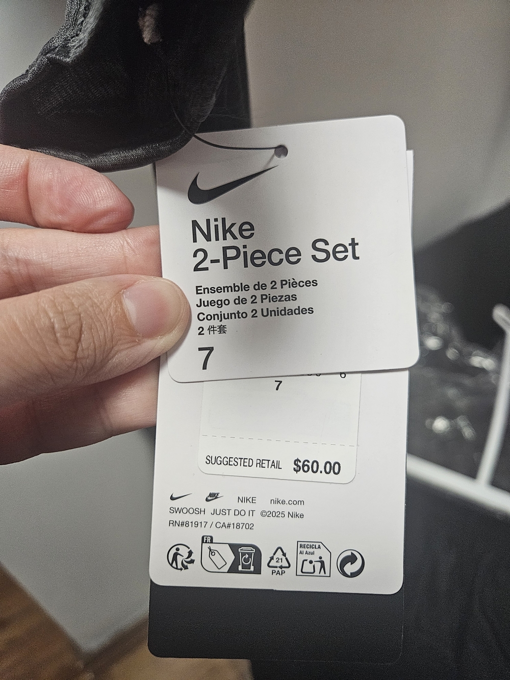 Nike 2-Piece Underwear Set — Black